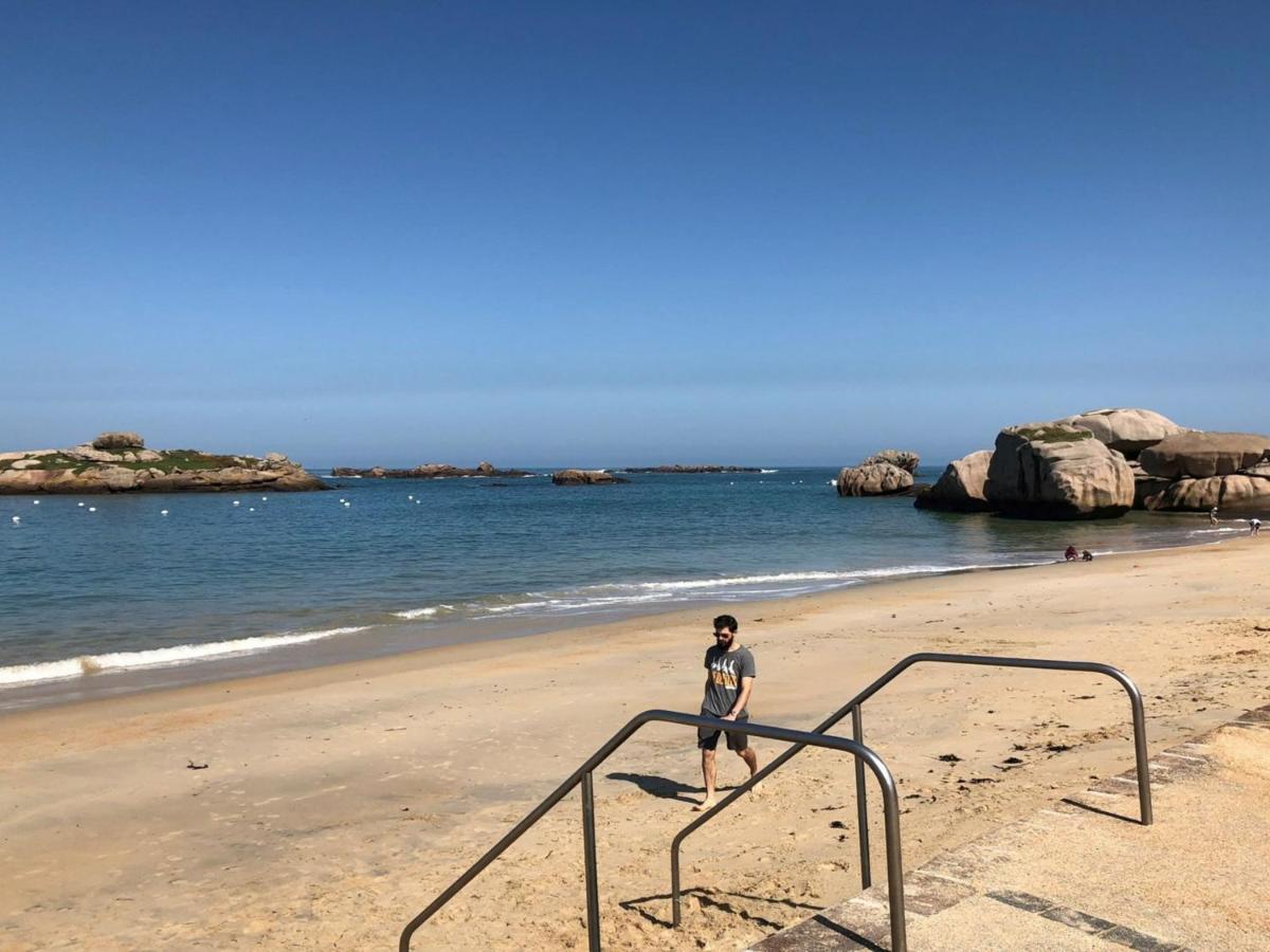 Appartement Spacieux Avec Wifi Et Parking A Tregastel, Proche Plage - Fr-1-368-18 Dış mekan fotoğraf