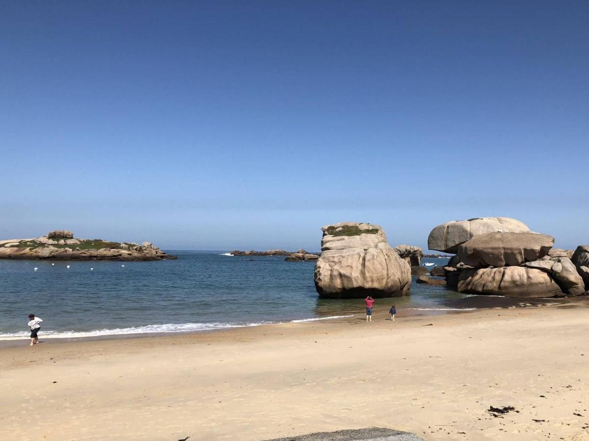 Appartement Spacieux Avec Wifi Et Parking A Tregastel, Proche Plage - Fr-1-368-18 Dış mekan fotoğraf